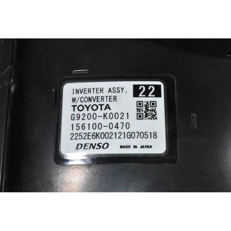 Inverter Toyota Yaris Hybrid M15A 2015-2022 G9200-K0021 15610-0470