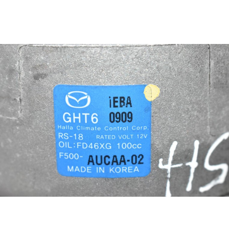 Κομπρεσέρ Aircondition A/C Mazda CX-5 / 6 2.2 Diesel SH 12v 2012-2020 FD46XG F500-AUCAA-02