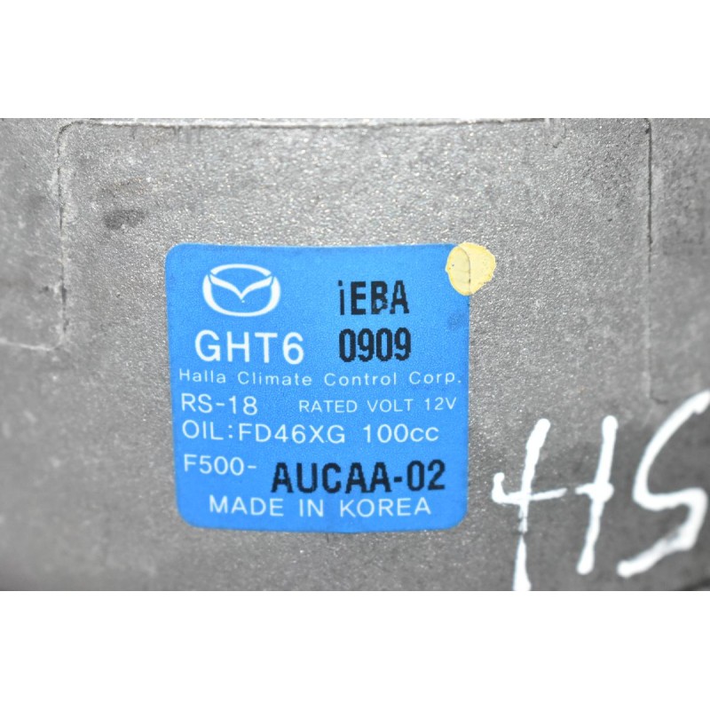 Κομπρεσέρ Aircondition A/C Mazda CX-5 / 6 2.2 Diesel SH 12v 2012-2020 FD46XG F500-AUCAA-02