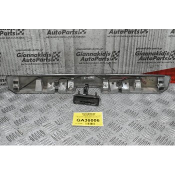 Διακοσμητικό Πορτ Μπαγκαζ Με Χειρολαβή Nissan X-Trai 2002-2010 (Νίκελ) (Φώτα Πινακίδας)