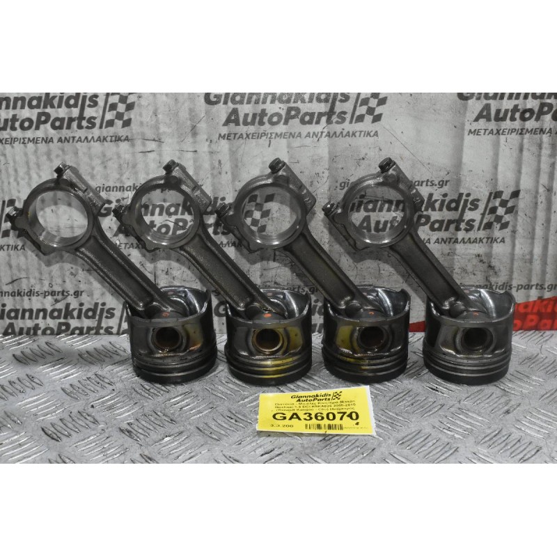 Πιστόνια - Μπιέλες Κινητήρα Nissan Qashqai 1.5 DCI K9KA636 2005-2015 (Renault Kangoo - Clio) (Διάμετρος Πιστονιού 76)(Πείρος 26)