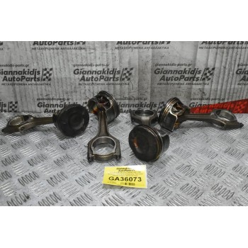 Πιστόνια Με Μπιέλες Bmw 3 E87 E90 N43B20A 2005-2010 (Διάμετρος Πιστονιού 84mm) (Πείρος 20mm) (4 Τμχ)