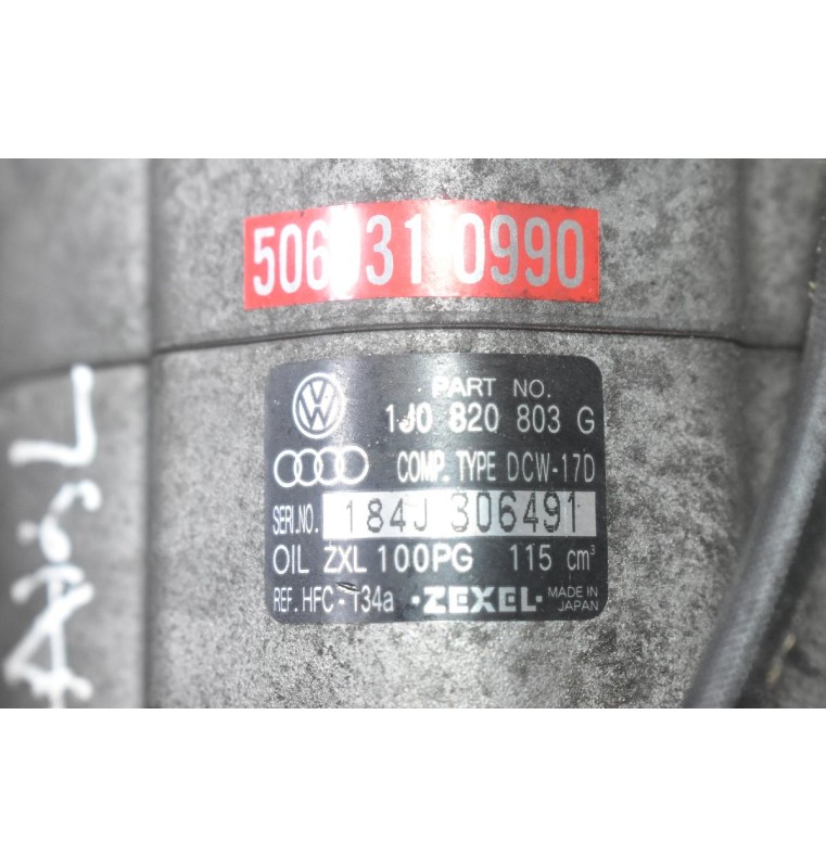 Κομπρεσέρ Aircondition A/C Volkswagen Golf IV 1.6cc 8V AKL 1998-2004 1J0820803G (SEAT - AUDI A3)