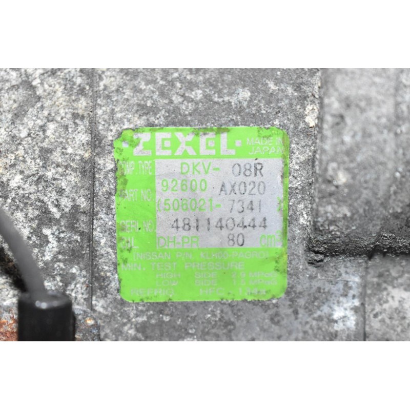 Κομπρεσέρ Aircondition Nissan Micra CR14 2003-2010 92600AX020 556021-7341 481140444