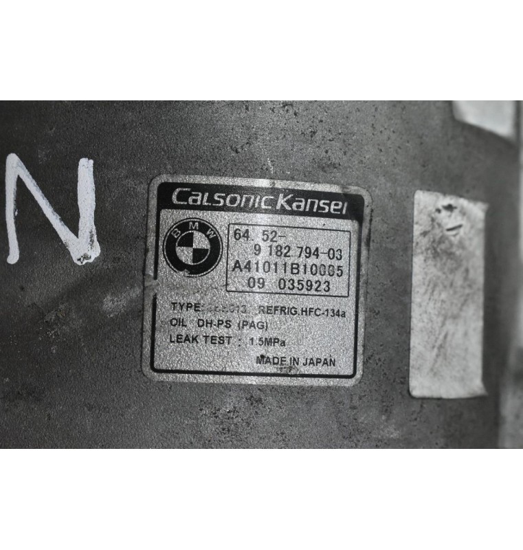 Κομπρεσέρ Aircondition - A/C Bmw 1.6 116i 316i 122PS N43B16AA 2007-2011 CALSONIC 9182794-03 A41011B10005