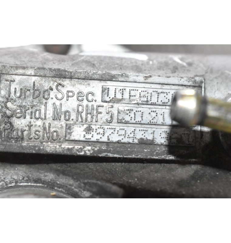 Turbo/Τουρμπίνα Isuzu D-Max 4JH1 131PS 3.0 2002-2007 8979431960