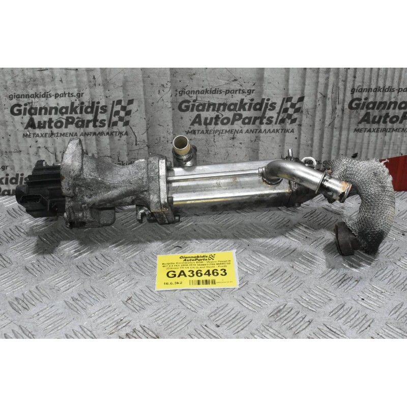 Βαλβίδα Καυσαερίων EGR - Ψυγείο Peugeot 407 2.2 HDi 2004-2010 9656911780 96585702 (Citroen C5 C6 C8) (Land Rover - Ford)