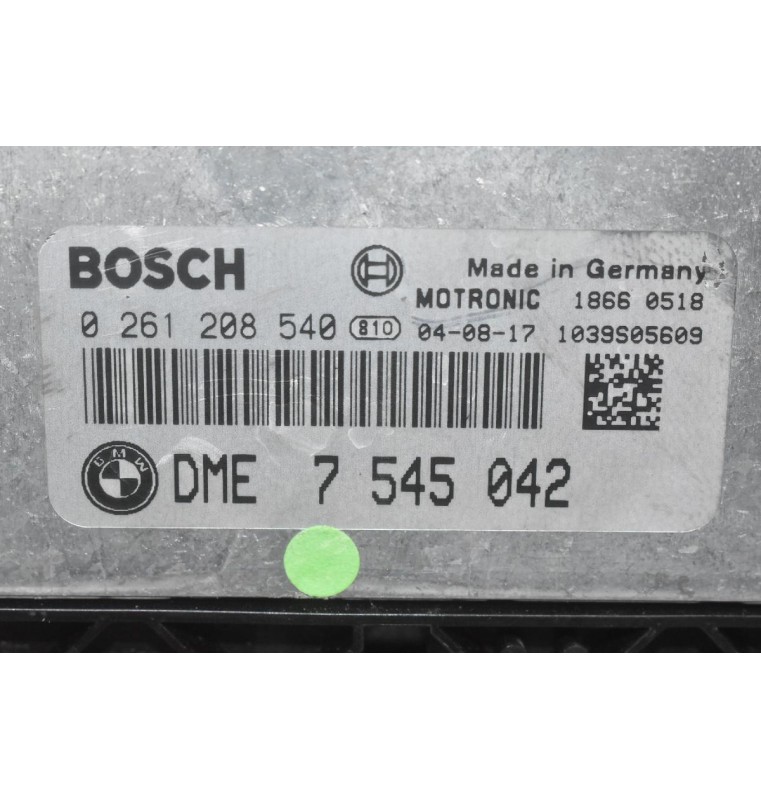 Εγκέφαλος Bmw E87/E90 2.0 N46B20B  2004-2008 0261208540 1039S05609
