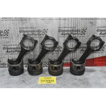 Πιστόνια + Μπιέλες Mazda B2200 E2200 2.2 R2 1988-1996 (Εξωτερικη Διαμετρος 86mm) (Πειρος 25mm)