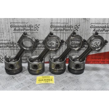 Πιστόνια + Μπιέλες Mazda B2500 / Ford Ranger 2.5 WL 12V 1997-2005 (Εξωτερική Διαμετρος 92mm) (Πείρος 32mm) (4ΤΜΧ)