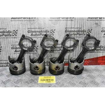 Πιστόνια - Μπιέλες Isuzu - Opel Campo 2.5 4JA1 1997-2007 (Διάμετρος Πιστονιού 93mm) (Πείρος 31mm)