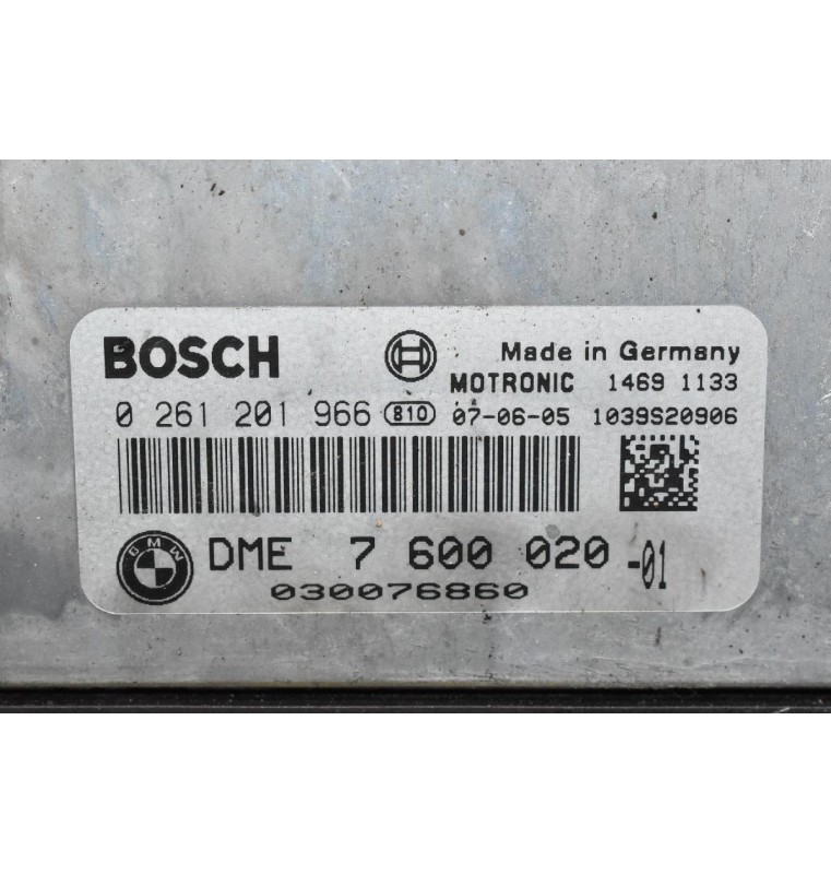 Εγκέφαλος Mini Cooper R56 R55 2006-2014 BOSCH 0261S04161 DME 7640005-01