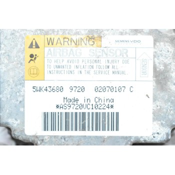 Εγκέφαλος Αερόσακου Isuzu D-Max 2007-2013 SIEMENS 5WK43680