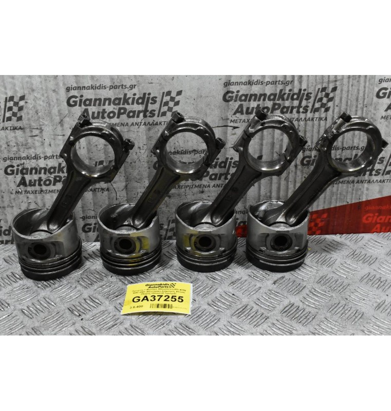 Πιστόνια + Μπιέλες Mitsubishi L200 4D56 1997-2001 (Εξωτερικη Διάμετρος 91mm) (Πείρος 32mm) (4 Τεμάχια)