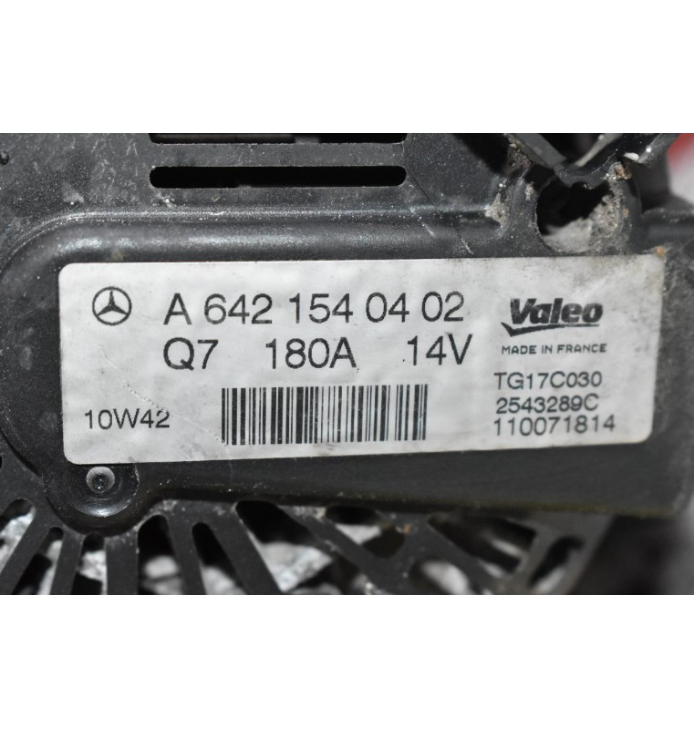 Δυναμό Mercedes-Benz E 300 3.0cd 642850 W212 180Α 14V 2011-2016 Α6421540402