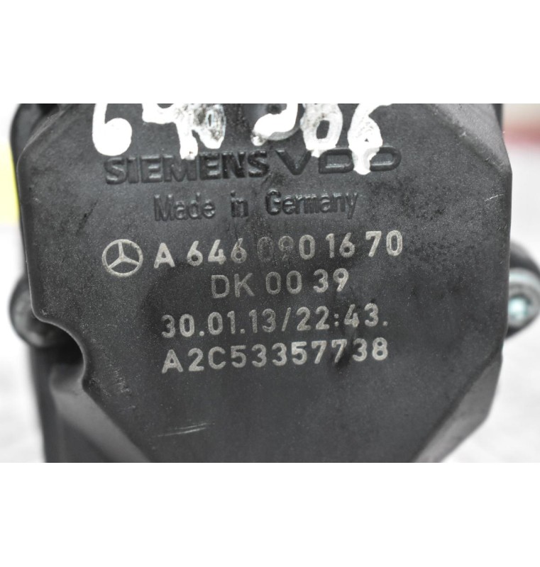 Πεταλούδα Γκαζιού Mercedes-Benz Sprinter W906 2.2 646986 2006-2012 Α6460901670
