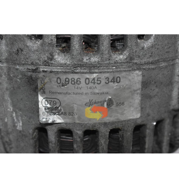 Δυναμό Volkswagen Golf BKC 1.9Tdi 2003-2010 0989045340 (BXE BLS) (A3/Touran/Οctavia)