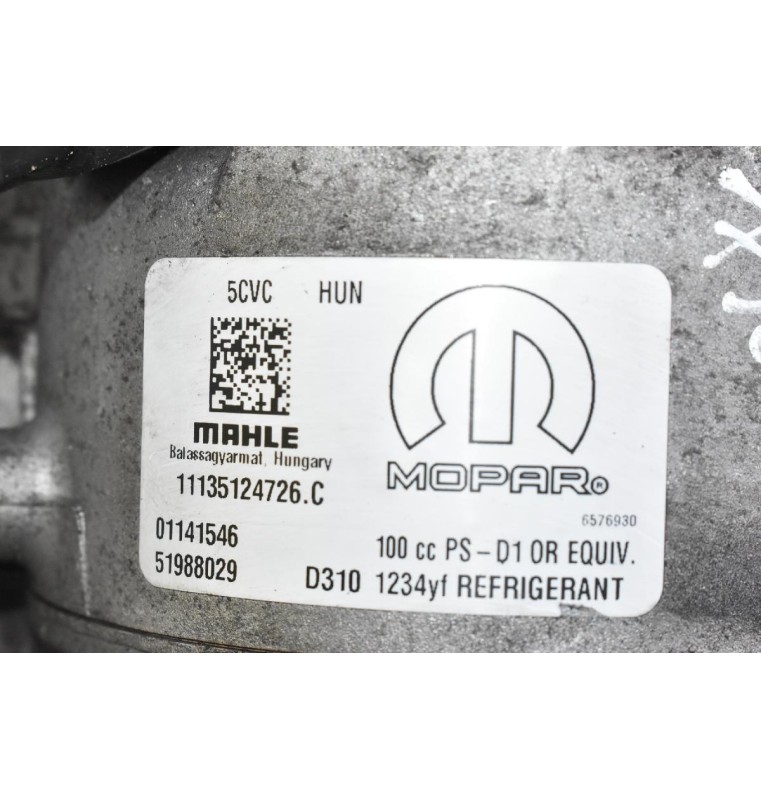 Κομπρεσέρ Aircondition A/C Fiat 500 - Tipo 356 2007-2020 DENSO 01141546