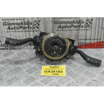 Διακόπτες Υαλοκαθαριστήρων - Φλάς Volkswagen Touareg 2002-2010 7L6953549F 7L6953507AK (Με Σερπαντίνα)