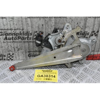 Γρύλλος Παραθύρου Mitsubishi L200 KB4 Safari 2005-2012 MN182354 AE062040-2750 (Πίσω Αριστερά)