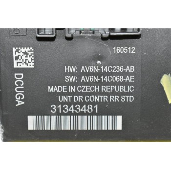 Εγκέφαλος - Πλακέτα Πόρτας Volvo V60 / S60 2010-2020 31343481 (Πίσω Δεξιά)