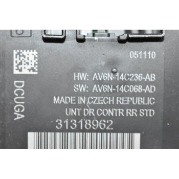 Εγκέφαλος - Πλακέτα Πόρτας Volvo S60 - V60 2010-2020 31318962 (V40) (Πίσω Δεξιά)