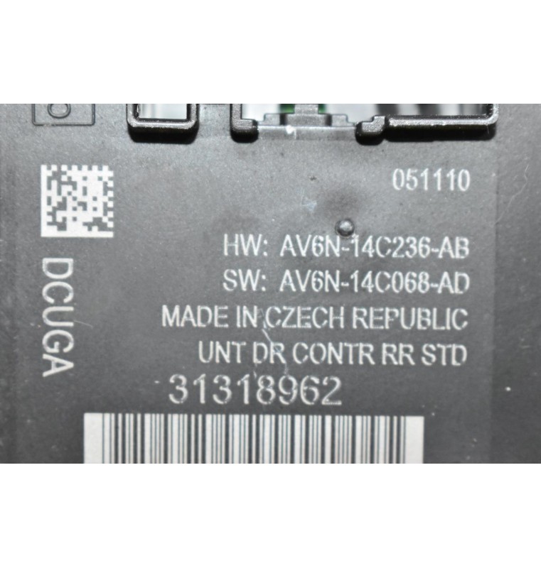 Εγκέφαλος - Πλακέτα Πόρτας Volvo S60 - V60 2010-2020 31318962 (V40) (Πίσω Δεξιά)