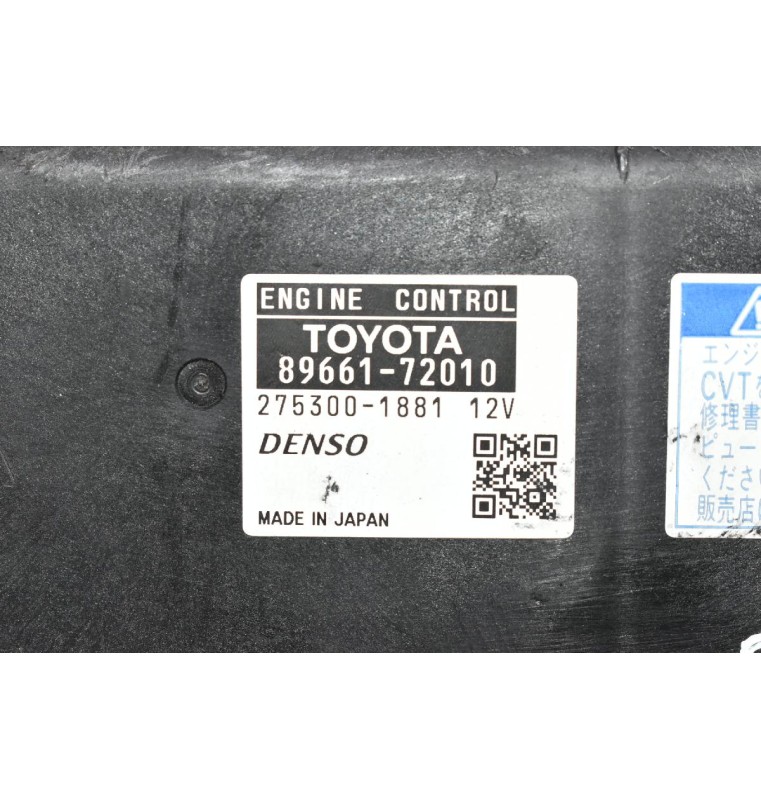 Εγκέφαλος Toyota RAV 4 2.2 2AZ 2005-2012 DENSO 89661-72010 275300-1881
