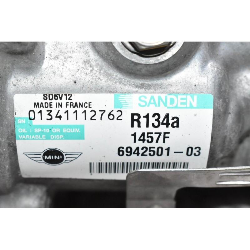 Κομπρεσέρ Aircondition - A/C  Mini Cooper R56 N12B16AA 2006-2014 SANDEN 6942501-03 (Σπασμένη Φισα)