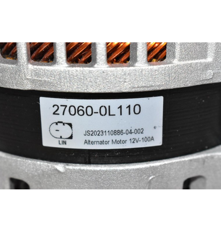 Δυναμό Toyota Hilux 2GD 2.4 2015-2021 27060-0L110 (GUN122 GUN125 GUN126) (2GD-FTV / 1GD) 100A (Καινούριο)