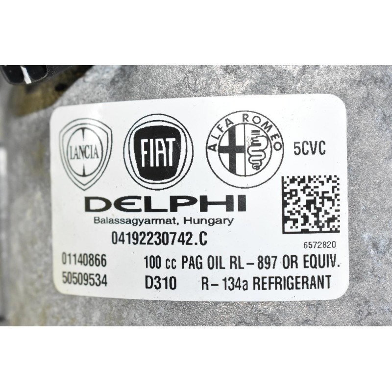 Κομπρεσέρ Aircondition A/C Alfa Romeo Mito / Giulietta 1.4 Turbo MultiAir 170ps 940A2000 2009-2018 (1.6 - 2.0) 50509535 01140866