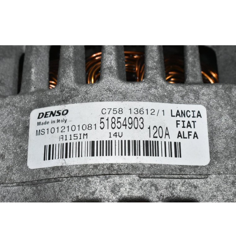 Δυναμό Alfa Romeo Mito / Giulietta 1.4 Turbo MultiAir 170ps 940A2000 2009-2018 (1.6 - 2.0) MS1012101081 51854903