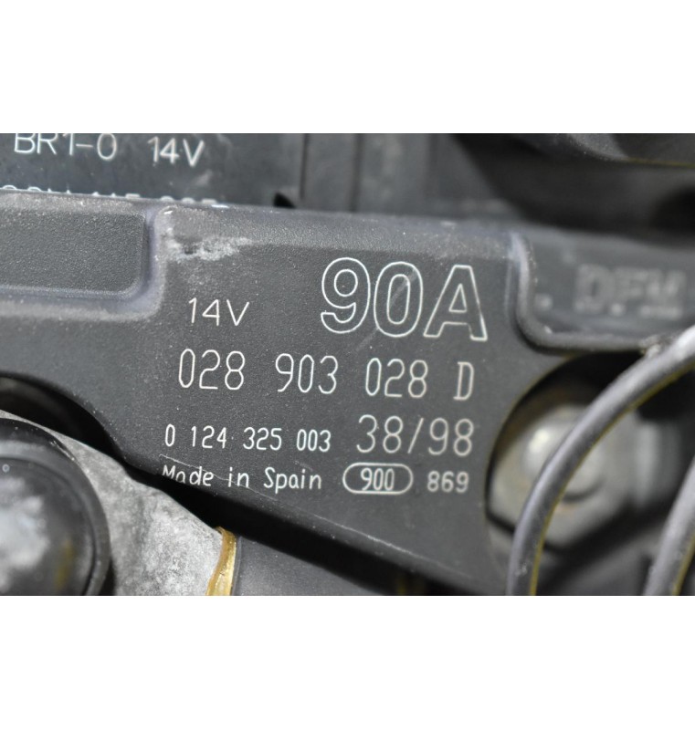 Δυναμό Audi A3 1.8T 20VT AGU 2000-2003 028903028D 0124325003 90A (Volkswagen Golf - Seat - Skoda)