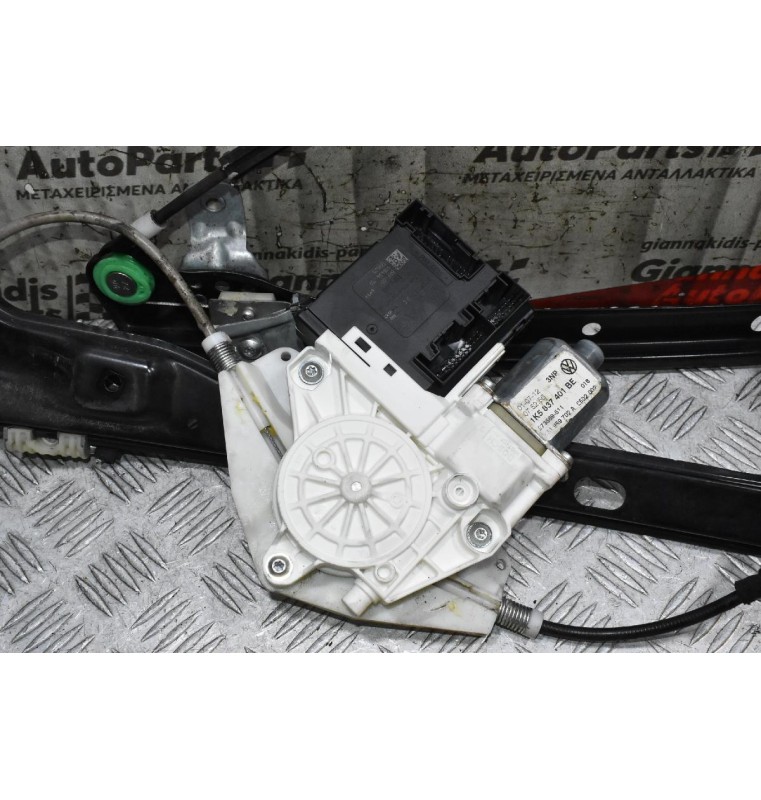 Γρύλλος - Μηχανισμός Παραθύρου Volkswagen Golf 6 2008-2013 1K0837401BE (Εμπρός Αριστερά)