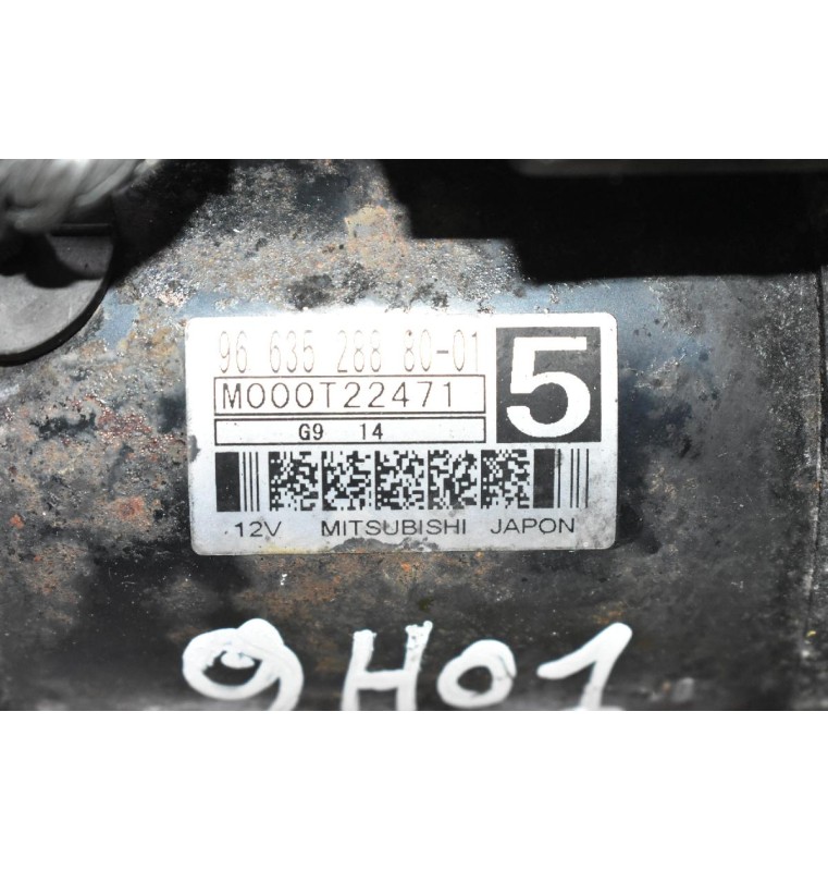 Μίζα Peugeot 207 - 307 - 308 - 508 1.6 HDI 9H01 2005-2015 9663528880-01 (Citroen Berlingo C4 C5) M000T22471