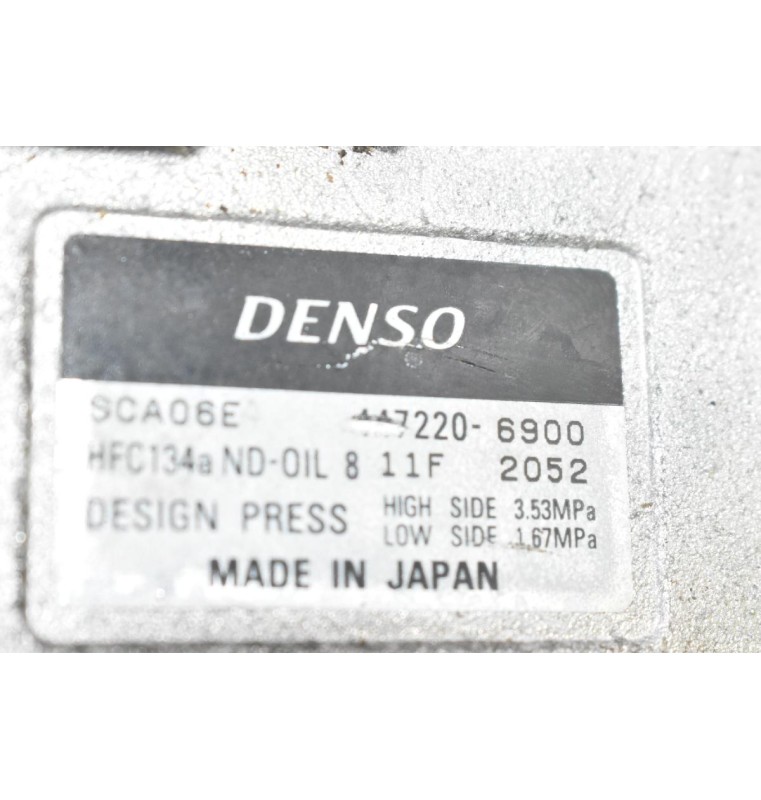 Κομπρεσέρ Aircondition - A/C Κλιματισμός Daihatsu Sirion K3 1998-2006 DENSO 447220-6900