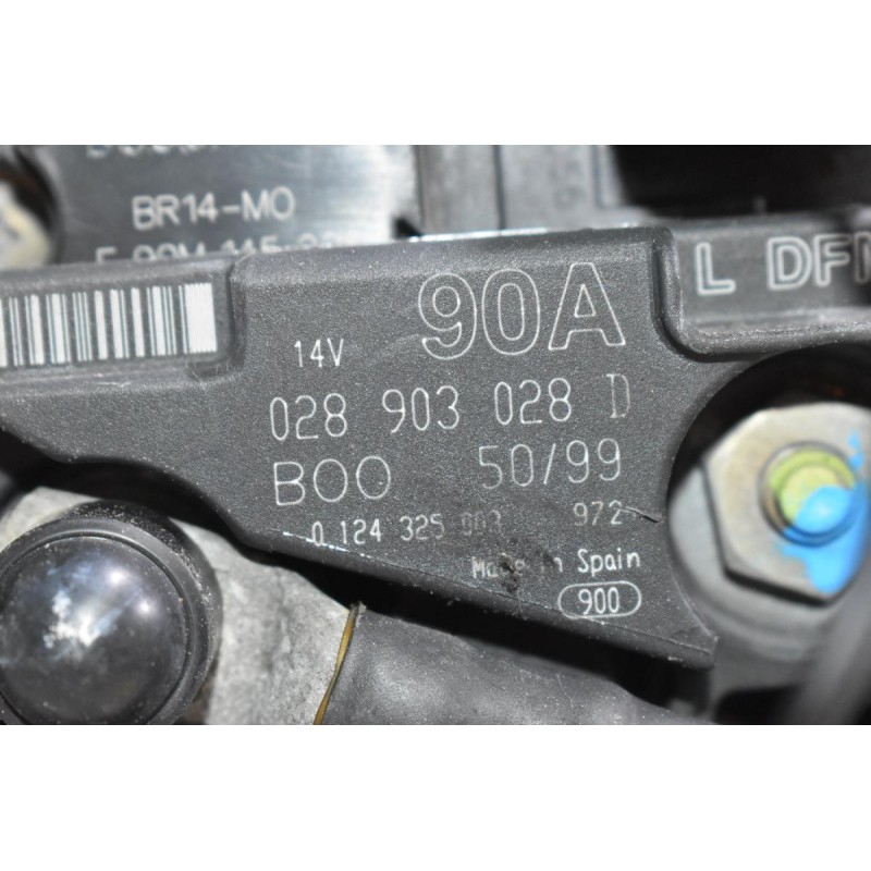 Δυναμό Audi A3 1.8T 20VT AGU 2000-2003 028903028 0124325003 90A (Volkswagen Golf - Seat - Skoda)