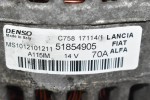 Δυναμό Fiat Doblo Strada 1.3 Multijet 70A 263A2000 2005-2015 51854905 MS1012101211 (Opel Combo)