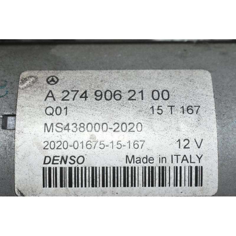 Μίζα Mercedes-Benz E200 W212 /C200 W205 2.0 274920 2005-2020 A2749062100 MS438000-2020 (W213 W214 W218)