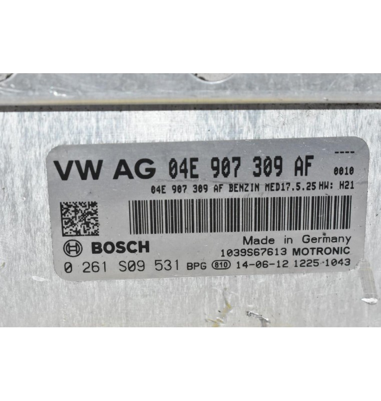 Εγκέφαλος Volkswagen Polo - Golf 1.2 CJZ 2010-2020 04E907309AF 0261S09531 (Seat Ibiza - Leon)