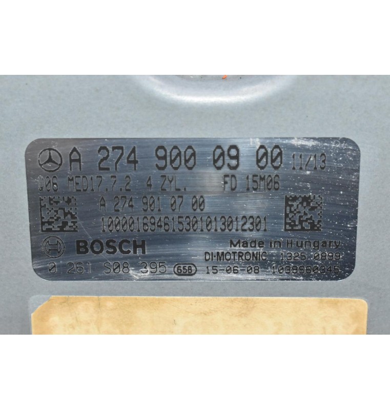 Εγκέφαλος Mercedes-Benz C200 E180 274920 2010-2020 2749000900 2749010700 (C250 C300 C350 E250 E300 GLC300 SLC200 SLK200)