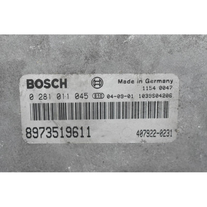 Εγκέφαλος Isuzu 2003-2015 0281011045 8973519611