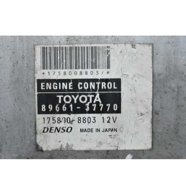 Εγκέφαλος Toyota - Hino 2010-2022 89661-37770 175800-8803 (Isuzu Mitsubishi Daihatsu)