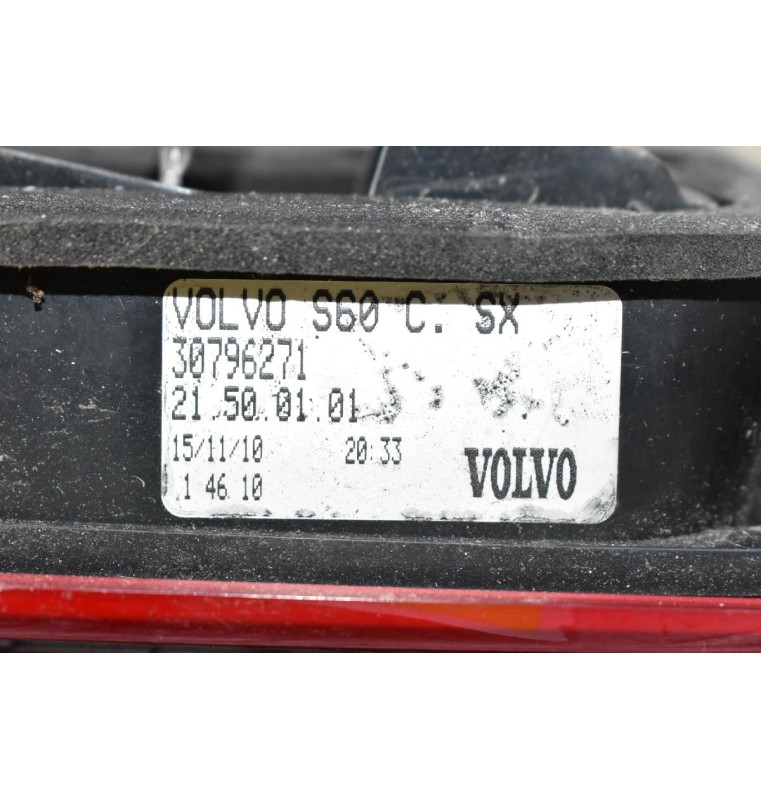 Φανάρι Πίσω Αριστερά Volvo S60 2010-2018 30796271 (Πορτ Παγκάζ) (Γνήσιο)