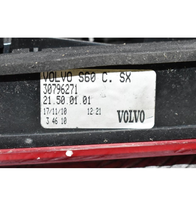 Φανάρι Πίσω Αριστερά Volvo S60 2010-2018 30796271 (Πορτ Παγκάζ) (Γνήσιο)