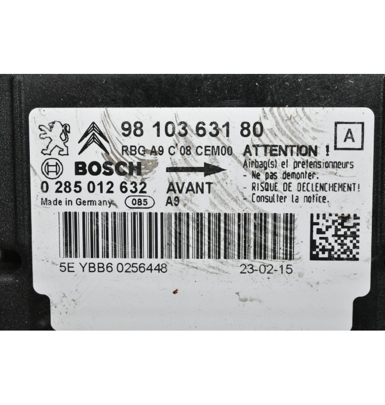 Εγκέφαλος Αερόσακων Peugeot 208 2010-2020 9810363180 0285012632