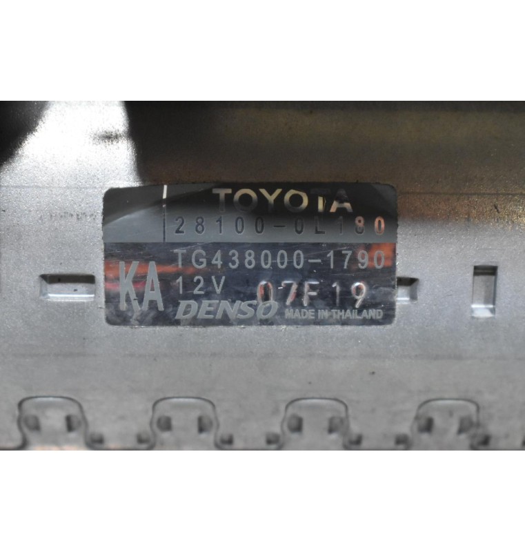 Μίζα Toyota Hilux 1GD 2GD 2015-2020 28100-0L180 TG438000-1790 (10 Δόντια)