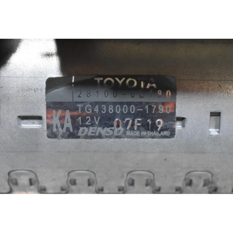 Μίζα Toyota Hilux 1GD 2GD 2015-2020 28100-0L180 TG438000-1790 (10 Δόντια)
