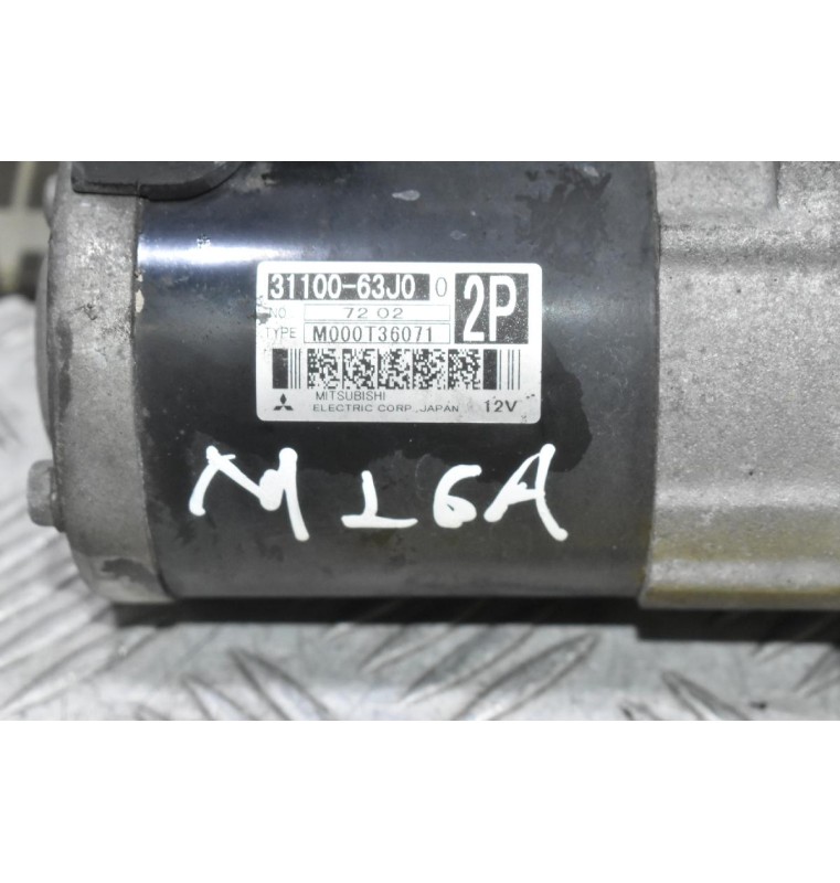 Μίζα Suzuki Swift SX4 Jimny Liana Wagon R+ Ignis 1.6 1.5 1.3 M16A M13A M15A 2006-2014 (Γνήσια) 31100-63J00 M000T36071 (Fiat Sedici Opel Agila)