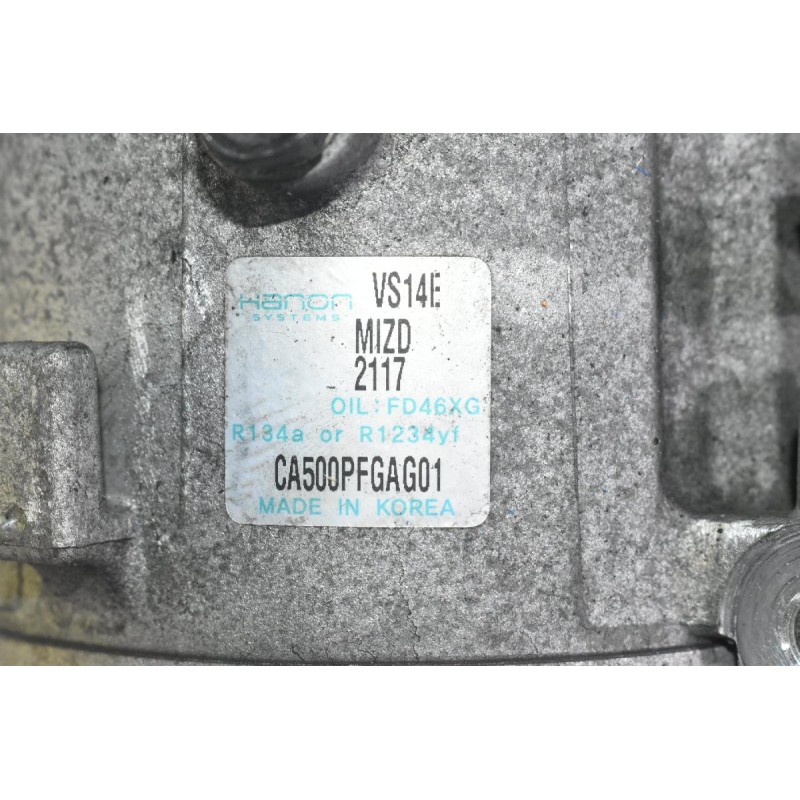 Κομπεσέρ Aircondition A/C Hyundai i30 G4FJ 1.6 Turbo 130A 2015-2022 CA500PFGAG01